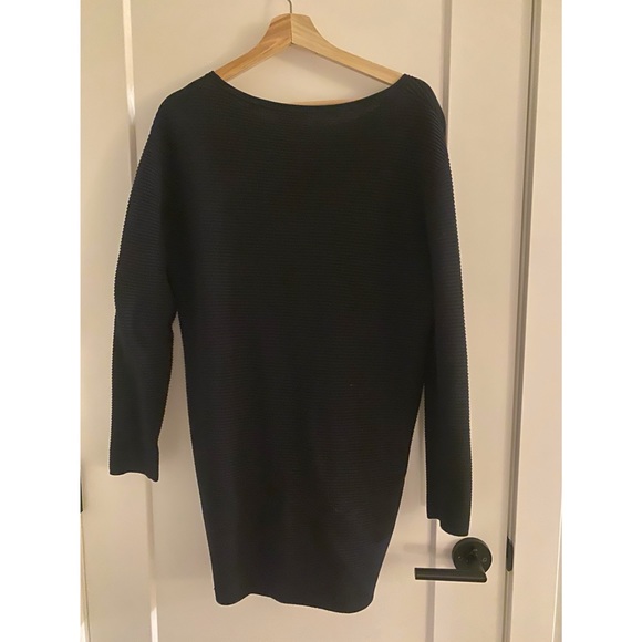 Wilfred Ribbed Campanule Sweater Dress in Black - Picture 3 of 4